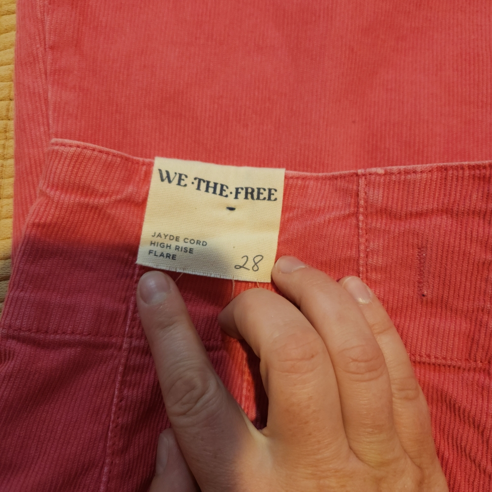 We The Free Jayde Cord High Rise Flare - Picture 8 of 11